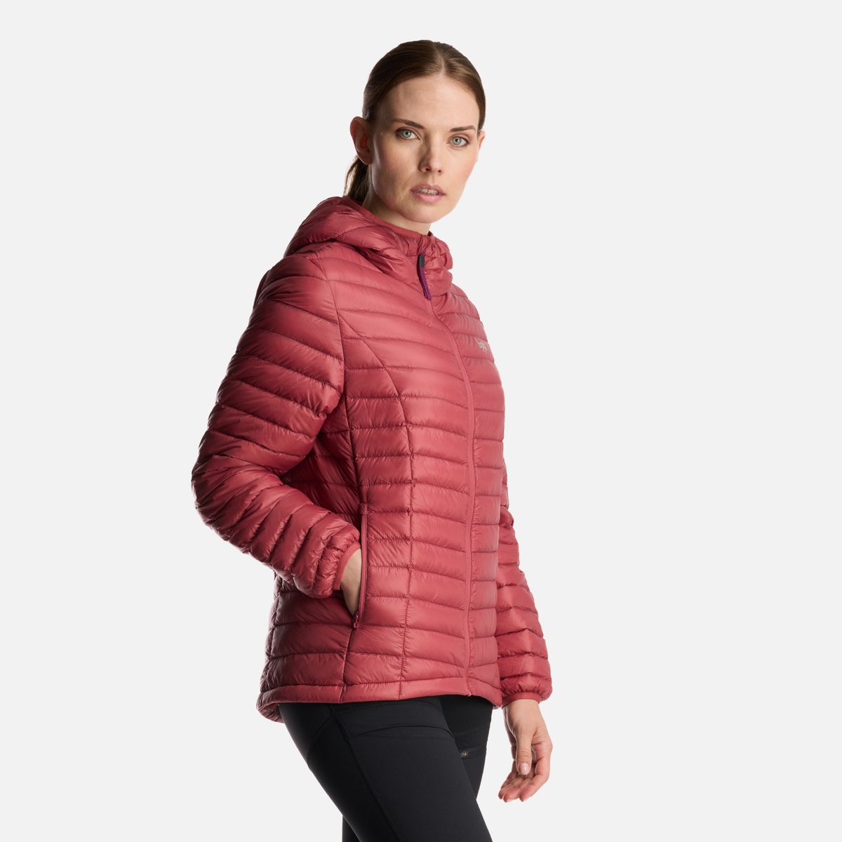 LIPPI - Chaqueta Mujer Peak Down Hoody Jacket Rosa Oscuro Lippi