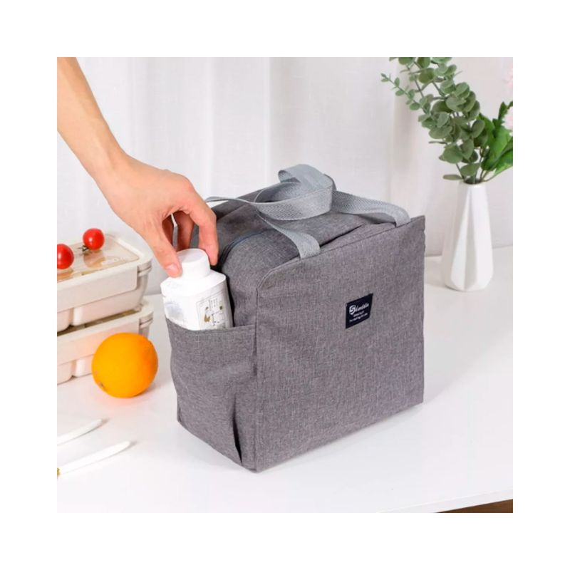 GENERICO - Lonchera Bolso Térmico Portátil Para Almuerzo Lunch 25x25cm