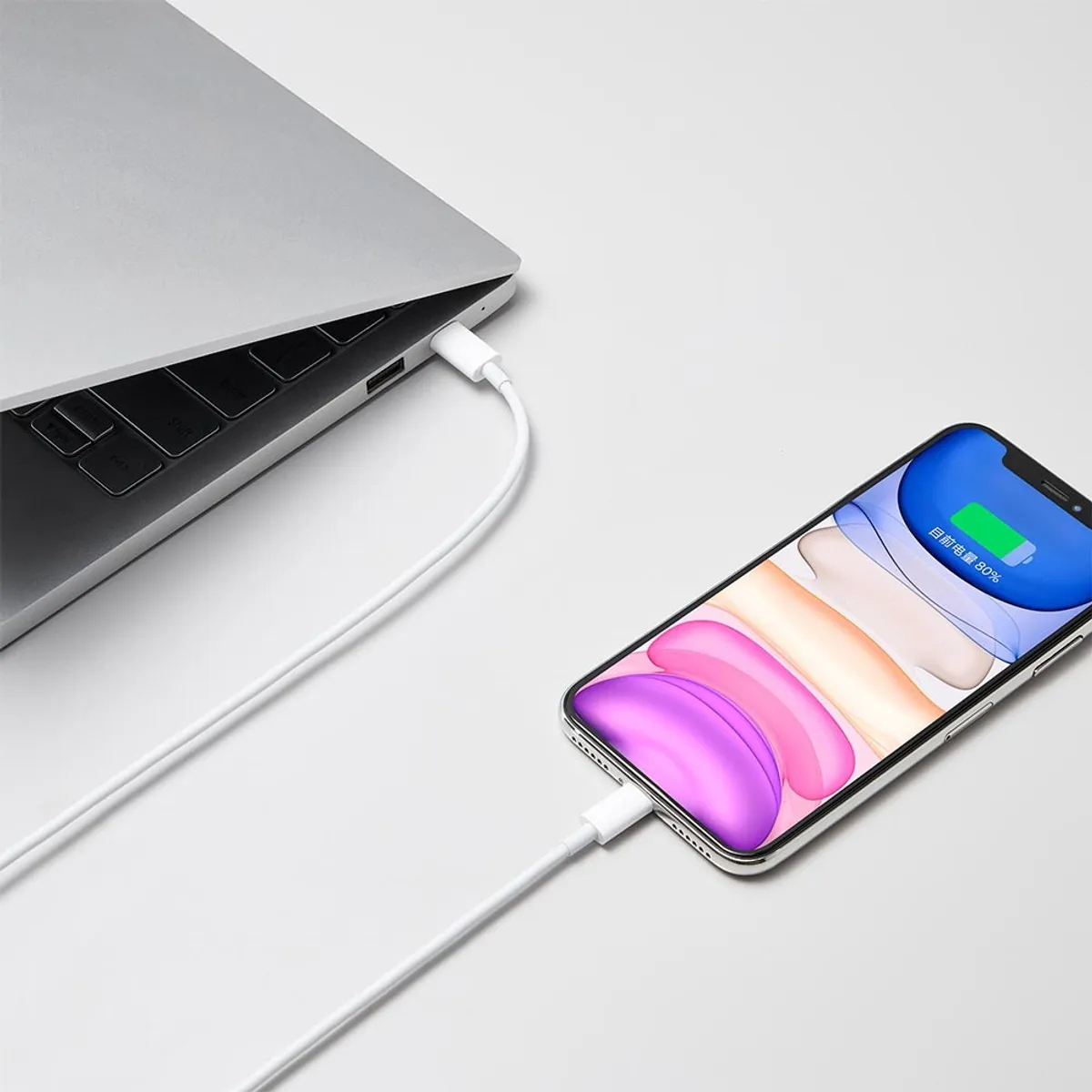 GENERICO - Cable Usb-C Lightning 1 Metro compatible Iphone