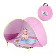 GENERICO - Carpa Piscina De Playa Para Niños Color Rosa