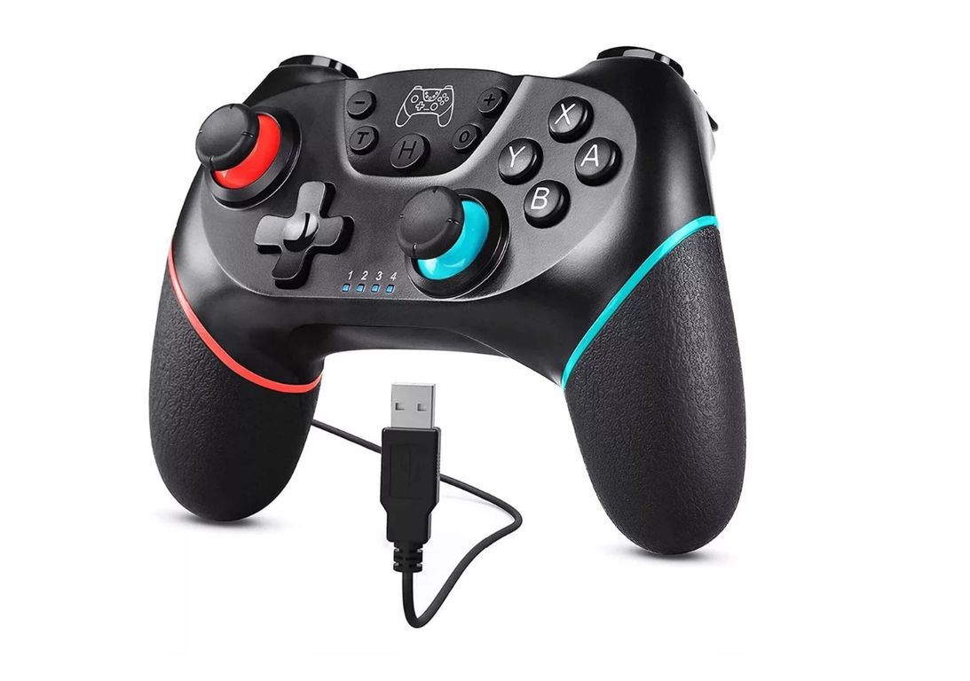 GENERICO Control Switch Gamepad Inalámbrico Joystick Bluetooth Mando Negro