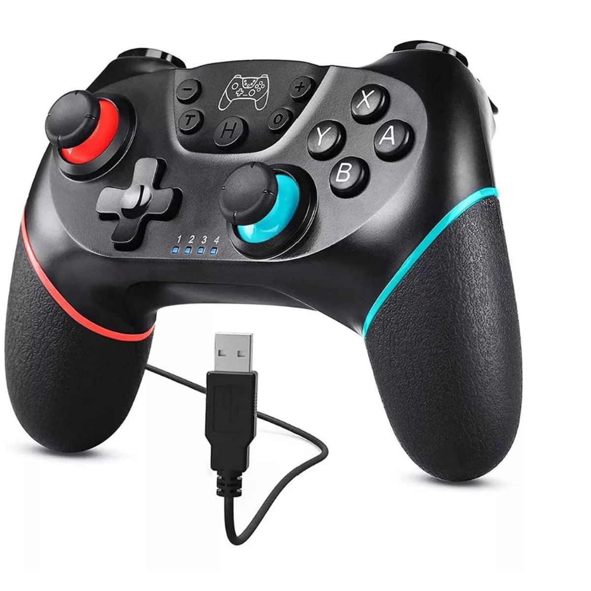 GENERICO - Control Switch Gamepad Inalámbrico Joystick Bluetooth Mando Negro