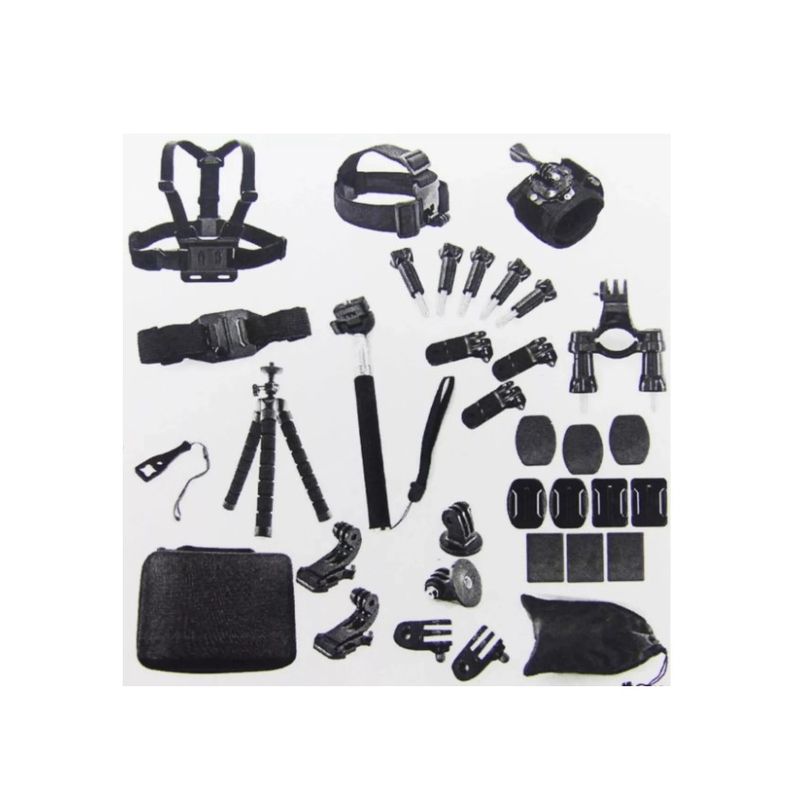 GENERICO - Kit De Accesorios Para Camara Go Pro Ciclista De 30 Piezas