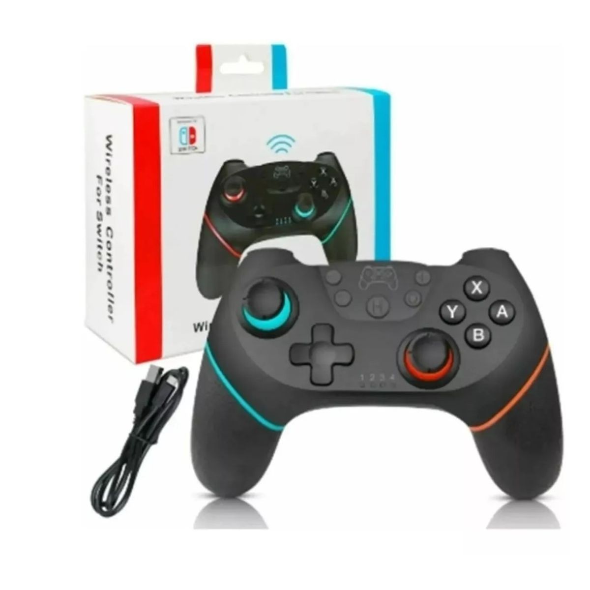 GENERICO - Control Gamepad Mando Compatible Nintendo Switch Inalámbrico