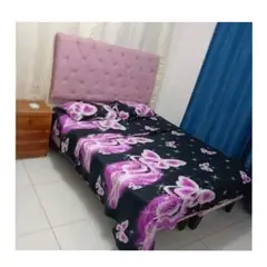 GENERICO - Sábanas De Polar Con Diseño 1,5 Plazas, Color Fucsia