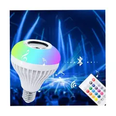 GENERICO - Ampolleta Multicolor Bluetooth Control Remoto Hogar Fiesta