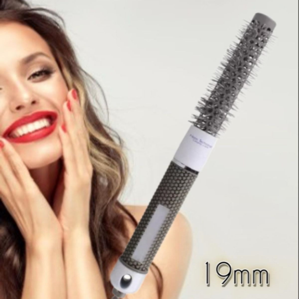 GENERICO - 10 Cepillo Térmico Para Brushing 19mm