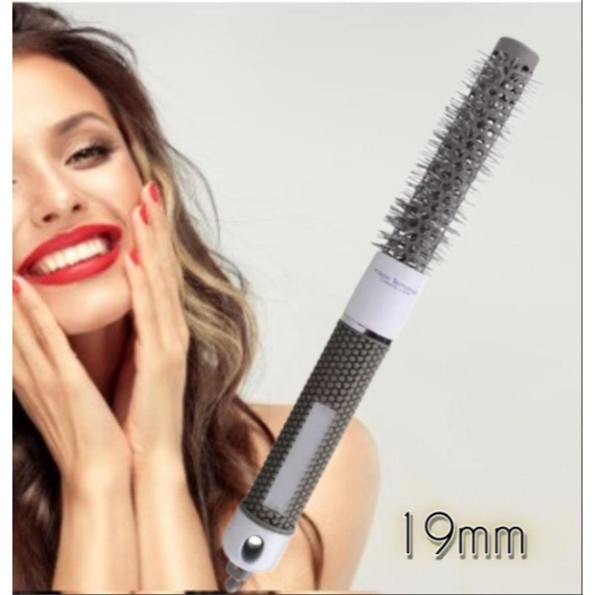 GENERICO - 10 Cepillo Térmico Para Brushing 19mm