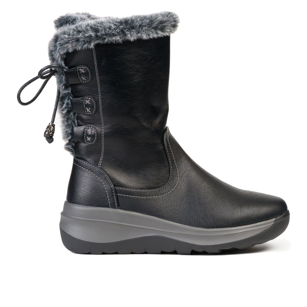 THUNDER BLUE - Bota Mujer Negro Zaria Thunder Blue