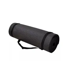 GENERICO - Mat Yoga 10 Mm Alfombra Resistente Pilates Gruesa Negro