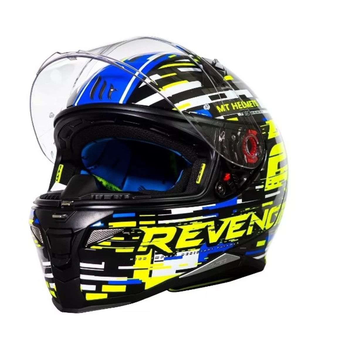 GENERICO - Casco De Moto  Revenge 2 Baye A7 Azul Brillo Talla XL