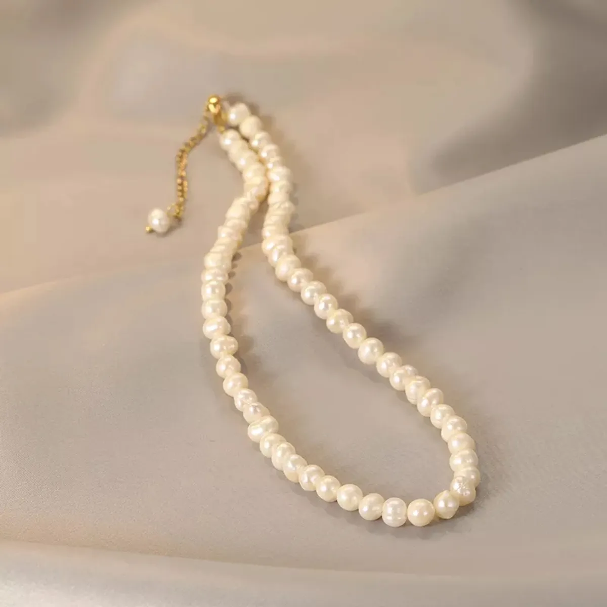 LUXURYJOYAS - Collar Perlas naturales De Rio Barrocas Muy Elegante