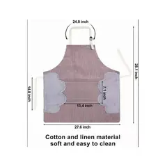 GENERICO - Delantal Pechera Impermeable Anti-mancha Ajustable Seca Mano