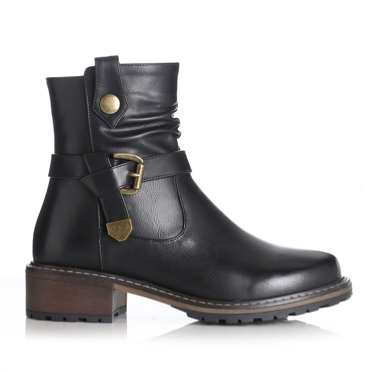 VIA UNO - Botin Mujer Negro Via Uno 12431410