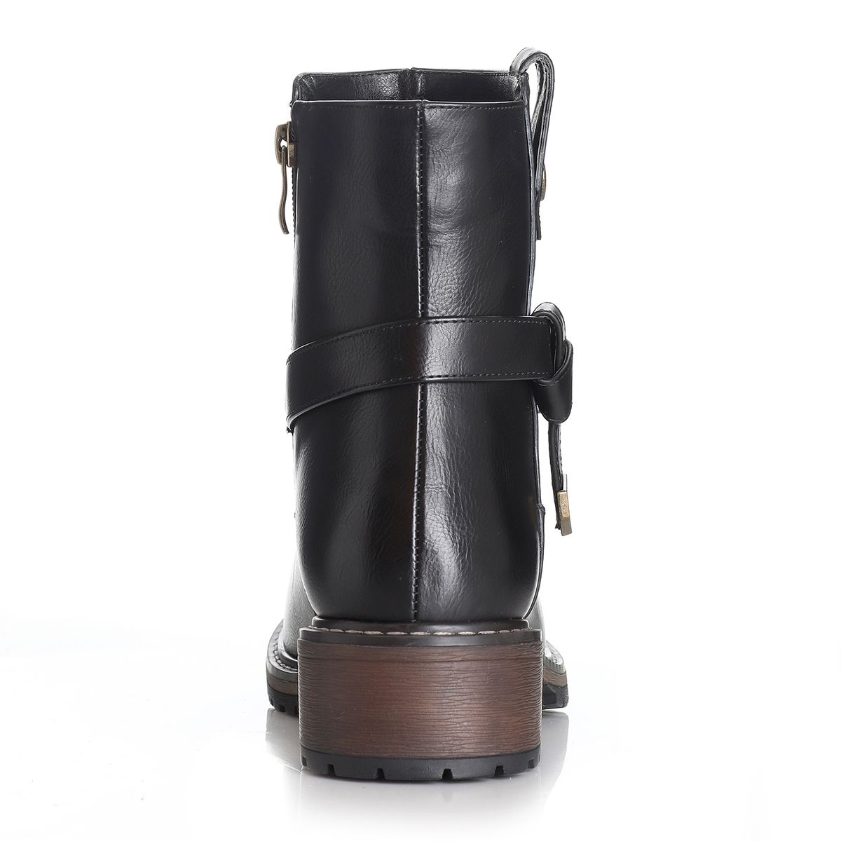 VIA UNO - Botin Mujer Negro Via Uno 12431410