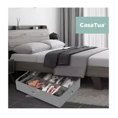 GENERICO - Organizador Zapatos Bajo Cama Zapatero Set X2