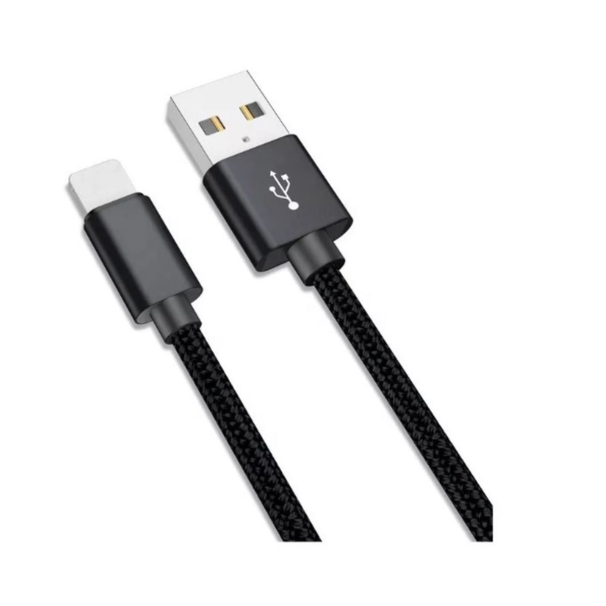 GENERICO - Pack 3 Cable Para iPhone 2 Metros iPad Lightning Encordado