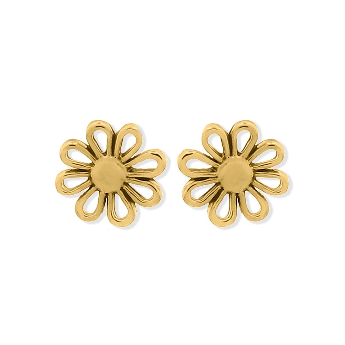 MABELITA - Aros baño de Oro Aritos Margarita