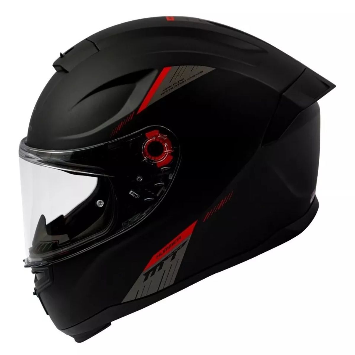 GENERICO - Casco De Moto  Hummer Solid Negro Mate + Regalo Talla XS