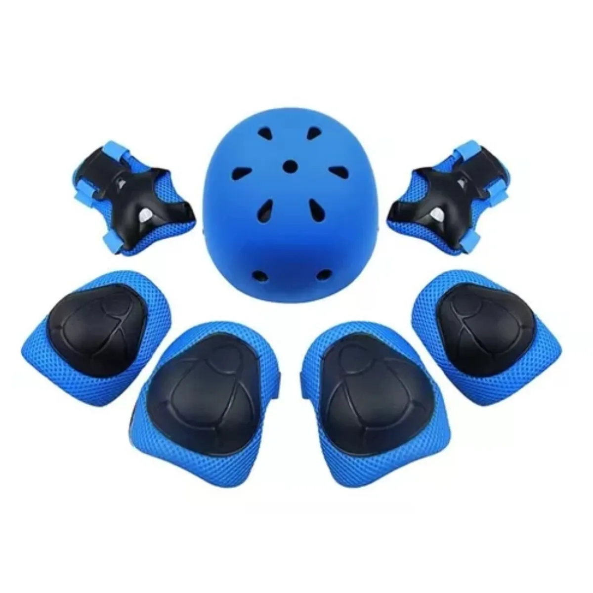 GENERICO - Set de Casco Para Niños y Niñas mas protecciones