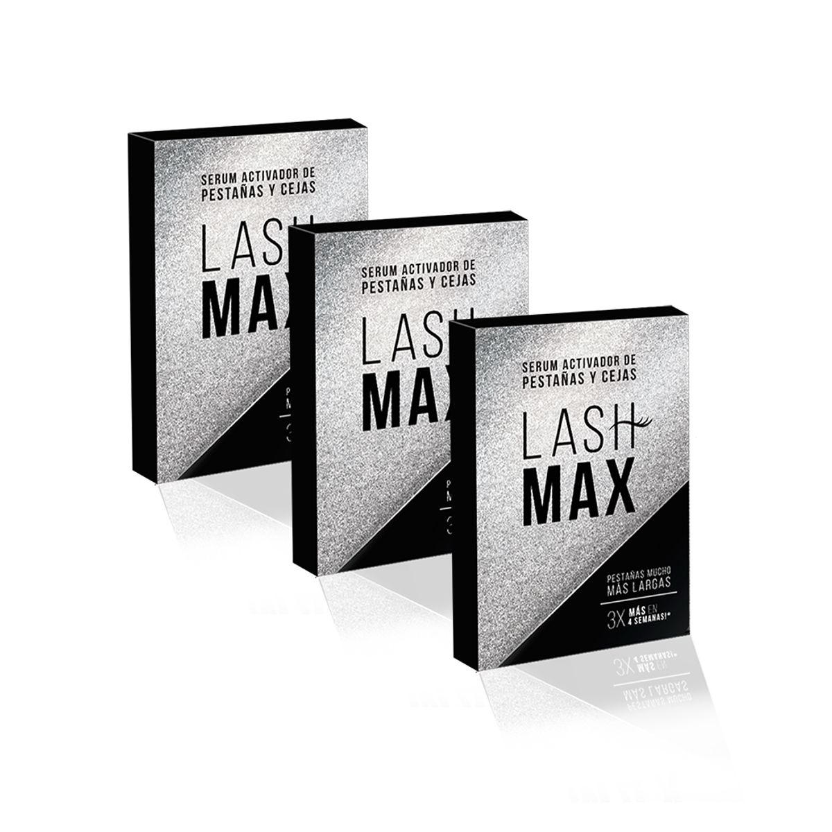 LASHMAX - Suero Serum Alarga Pestañas y Cejas LashMax 3 Meses