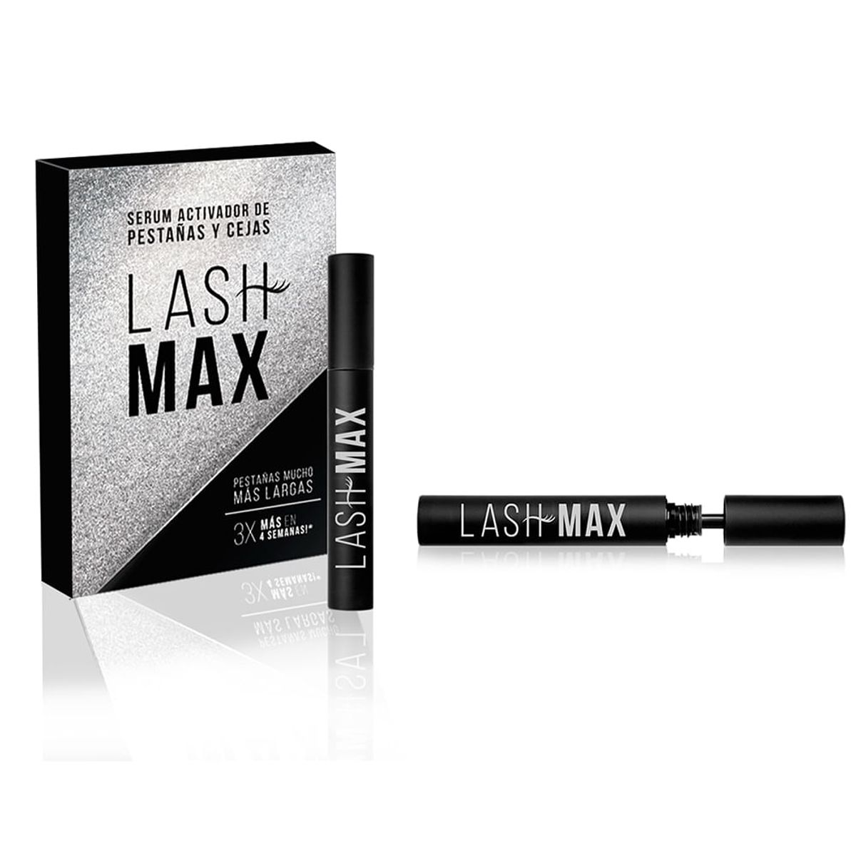 LASHMAX - Suero Serum Alarga Pestañas y Cejas LashMax 3 Meses