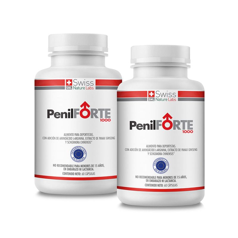SWISS NATURE LABS - Penil Forte - 2 Estuches con 2 frascos (30 dias)