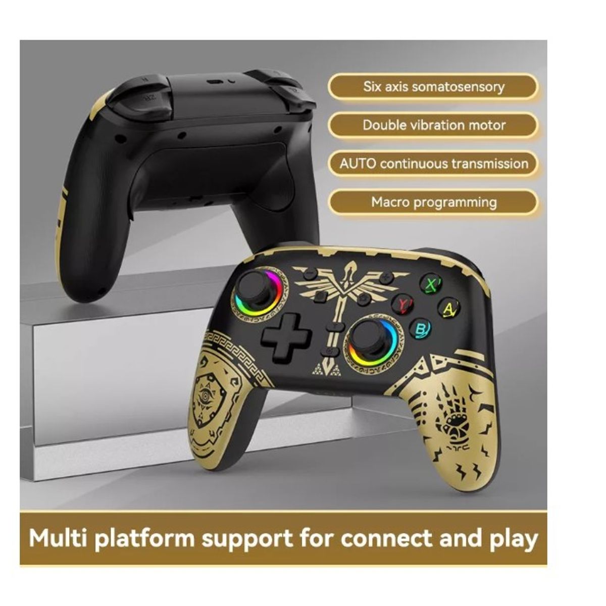 GENERICO - Control Genérico Rgb Para Nintendo Switcholedlitepcmóvil