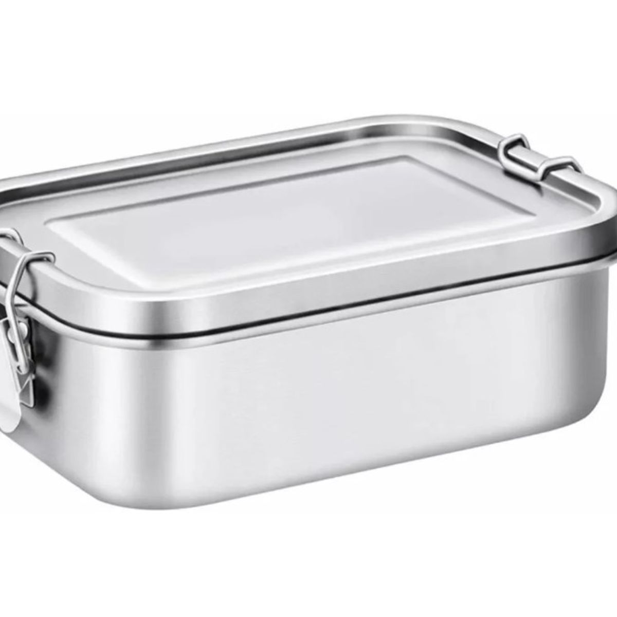 GENERICO - Bandeja Lonchera Escolar Fiambrera Acero 1200cc Hermético