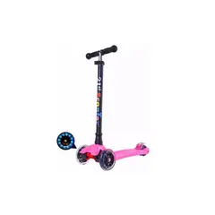GENERICO - Scooter Monopatín Plegable Ruedas Led Niños Lhua StoreRosa