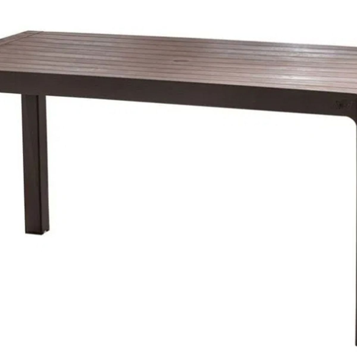 REYPLAST - Mesa Terraza Roble Tipo Madera 150x80 Cm