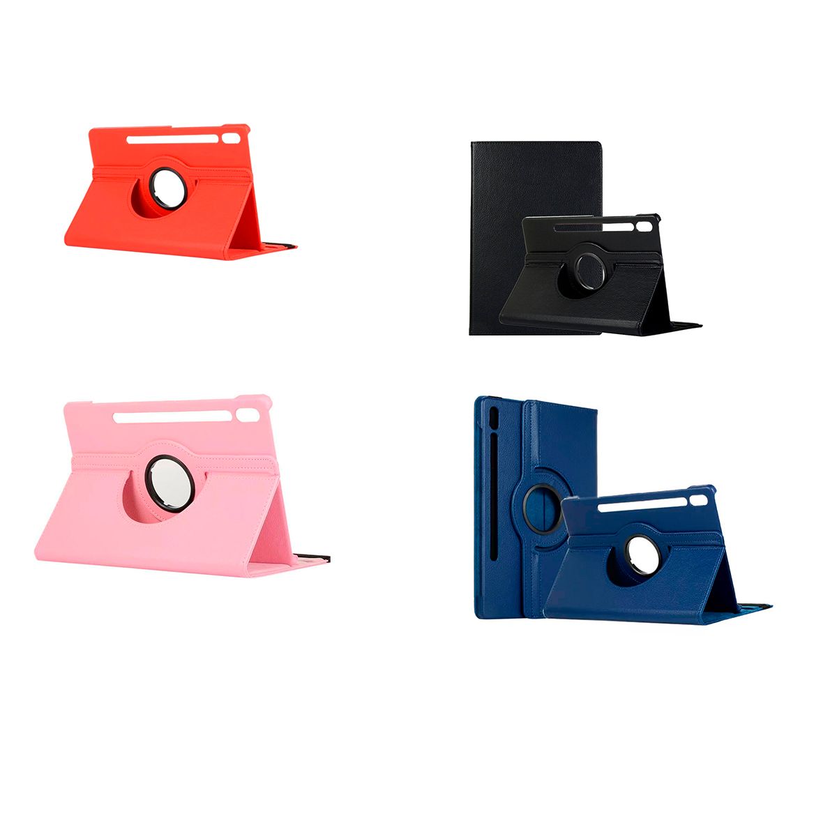 JOIGO - Carcasa Funda Giratoria 360 Para Samsung S9 Plus 12.4 Rojo