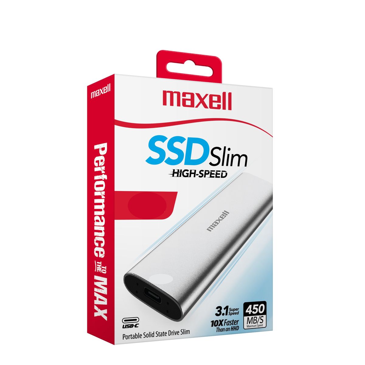 MAXELL - Disco Duro Solido Ssd Maxell Externo 2TB 3.2 USB TIPO C