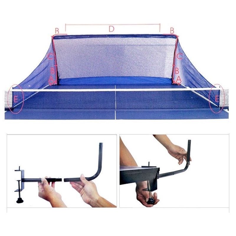 GENERICO - Red Atrapa Pelotas Ping Pong Malla Tenis De Mesa