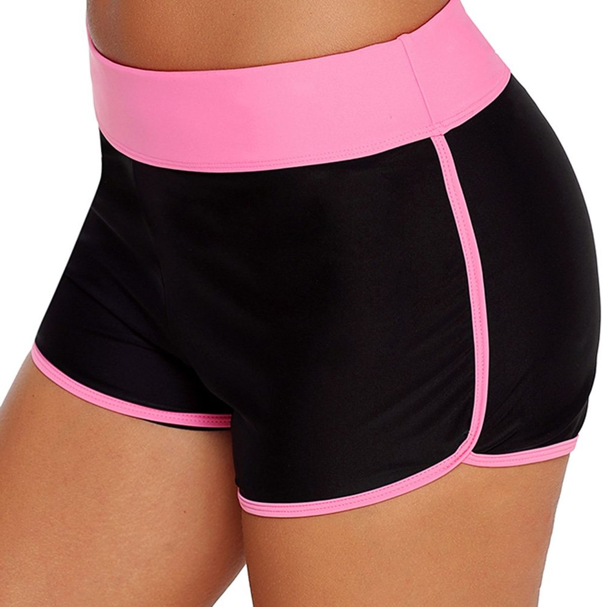GLORIAHOON - Short De Baño Deportivo Mujer Rosado Gloriahoon