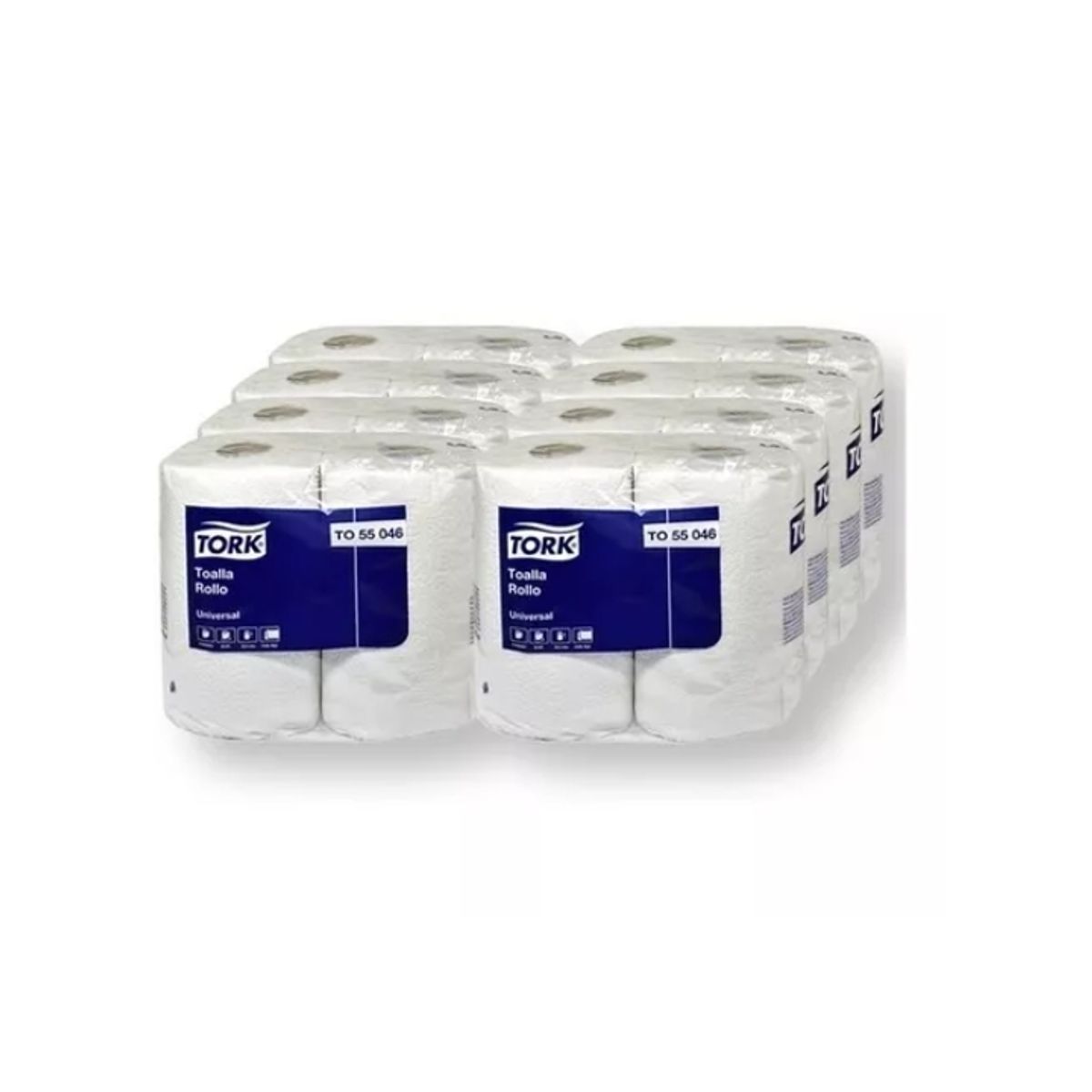 TORK - Toalla De Papel Tork Doble Hoja 24 Mts 16 Rollos 55046