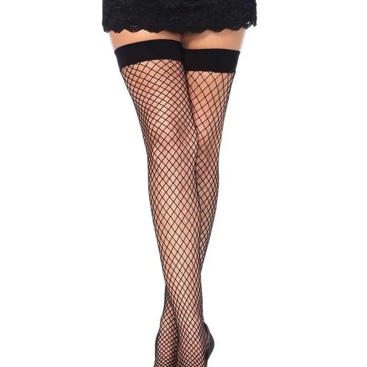 GARSIL - Pantys Medias De Portaligas Tipo Malla Sobre La Rodilla Para Mujer