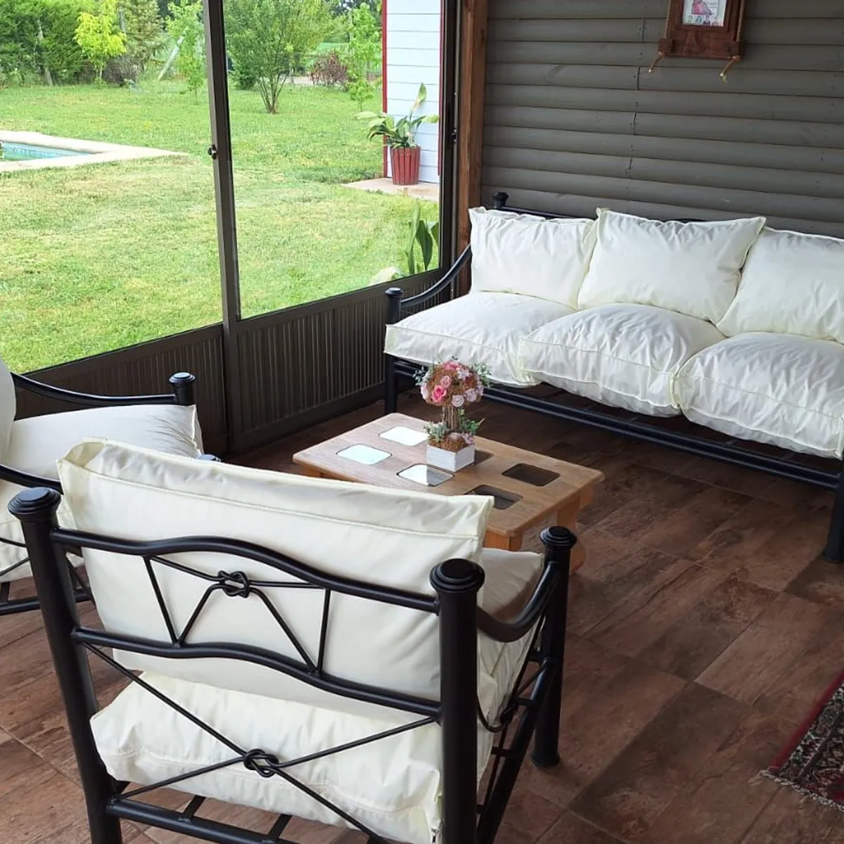 MUEBLES Y TERRAZAS - Living nudo de 3 piezas