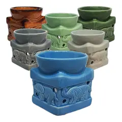 GENERICO - Set de 6 Difusores Ceramica Color