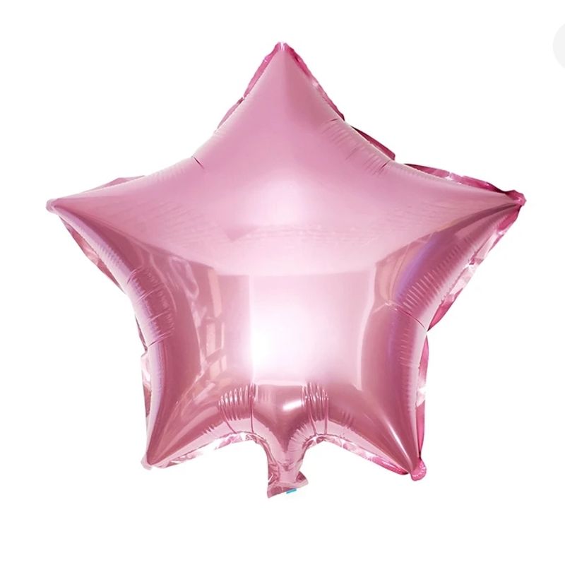 GENERICO - Globo Diseño Estrella 5 Puntas - Rosado