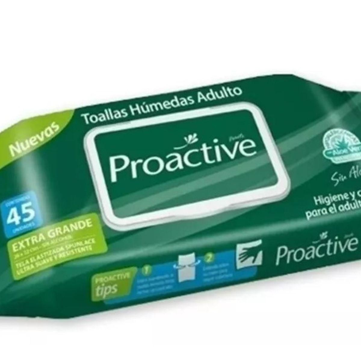 GENERICO - Toalla Aseo Adulto Proactive CAJA