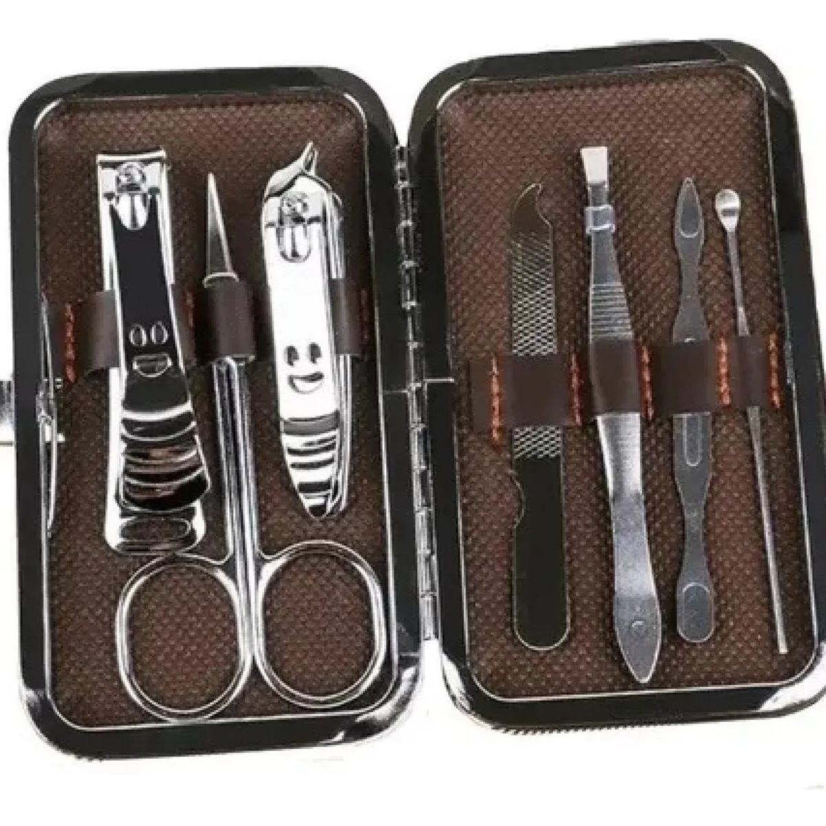 GENERICO - Set Manicure 7 Piezas Herramientas Corta Uñas Profesional