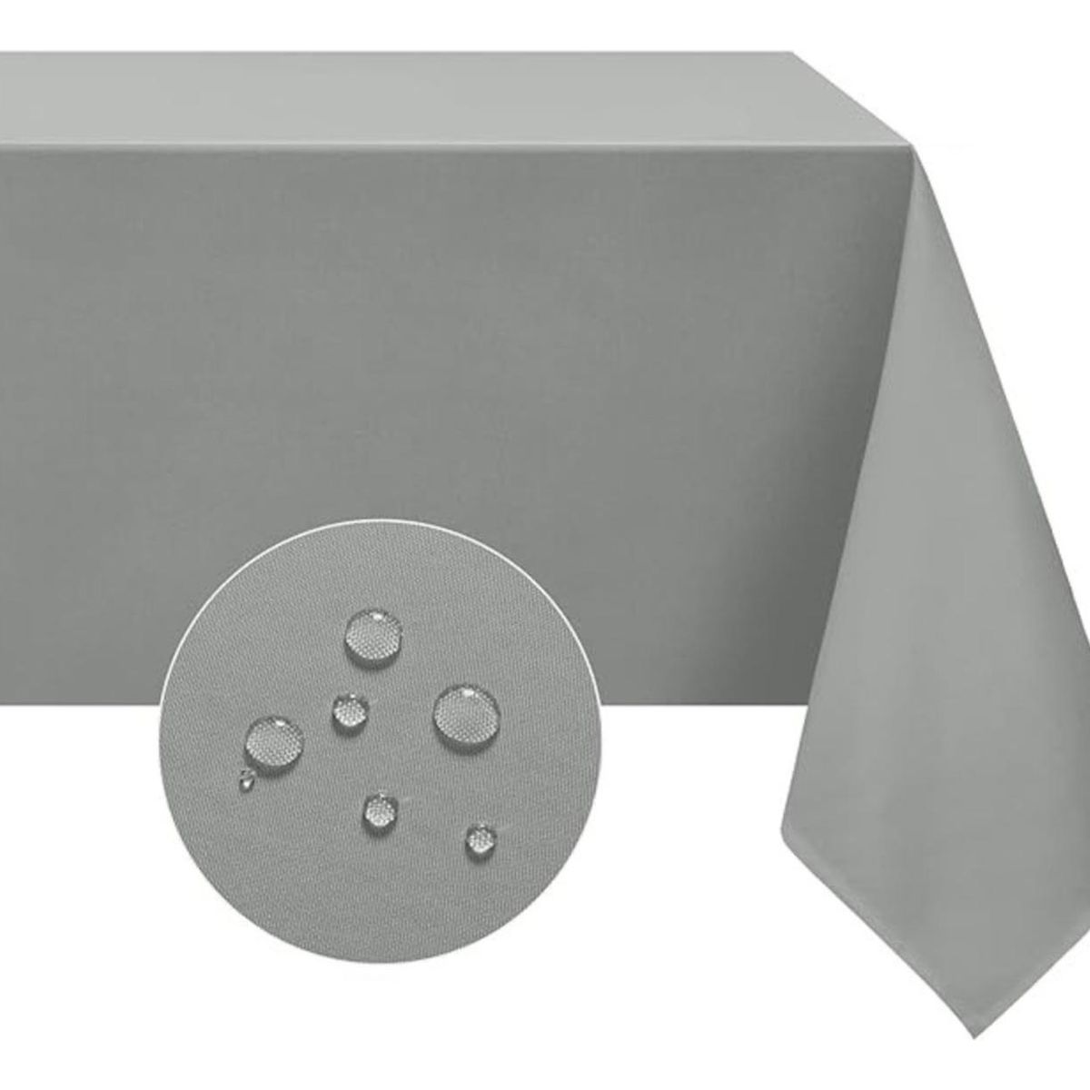 AZ AURAZEUS - Mantel Rectangular Antimanchas Impermeable Genero Tela 220 X 140 Cm