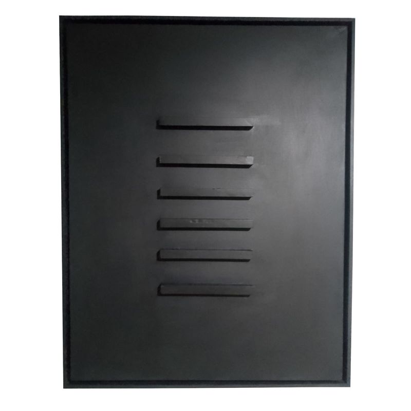 GENERICO - Cuadro decorativo negro 90x70