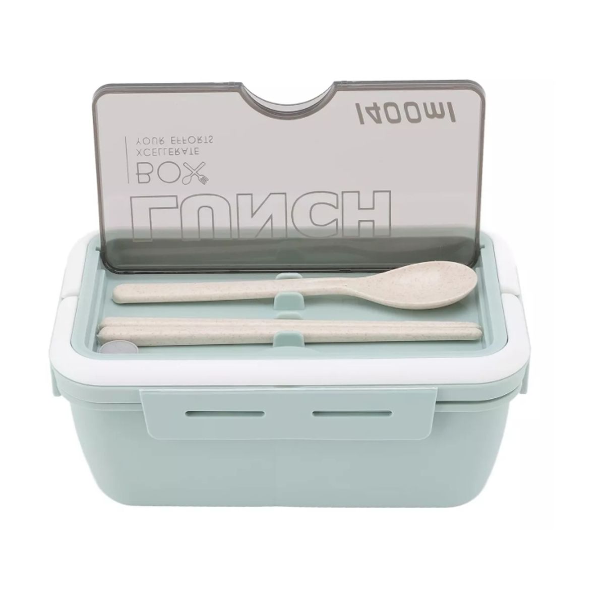 GENERICO - Fiambrera Para Microondas Bento Box Contenedor De 1400 Ml