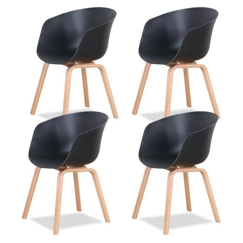 CORI CORI - Pack 4 Sillas CUP Negro