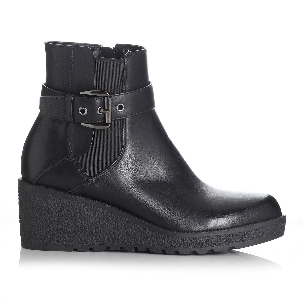 VIA UNO - Botin Mujer Negro Via Uno 12442403