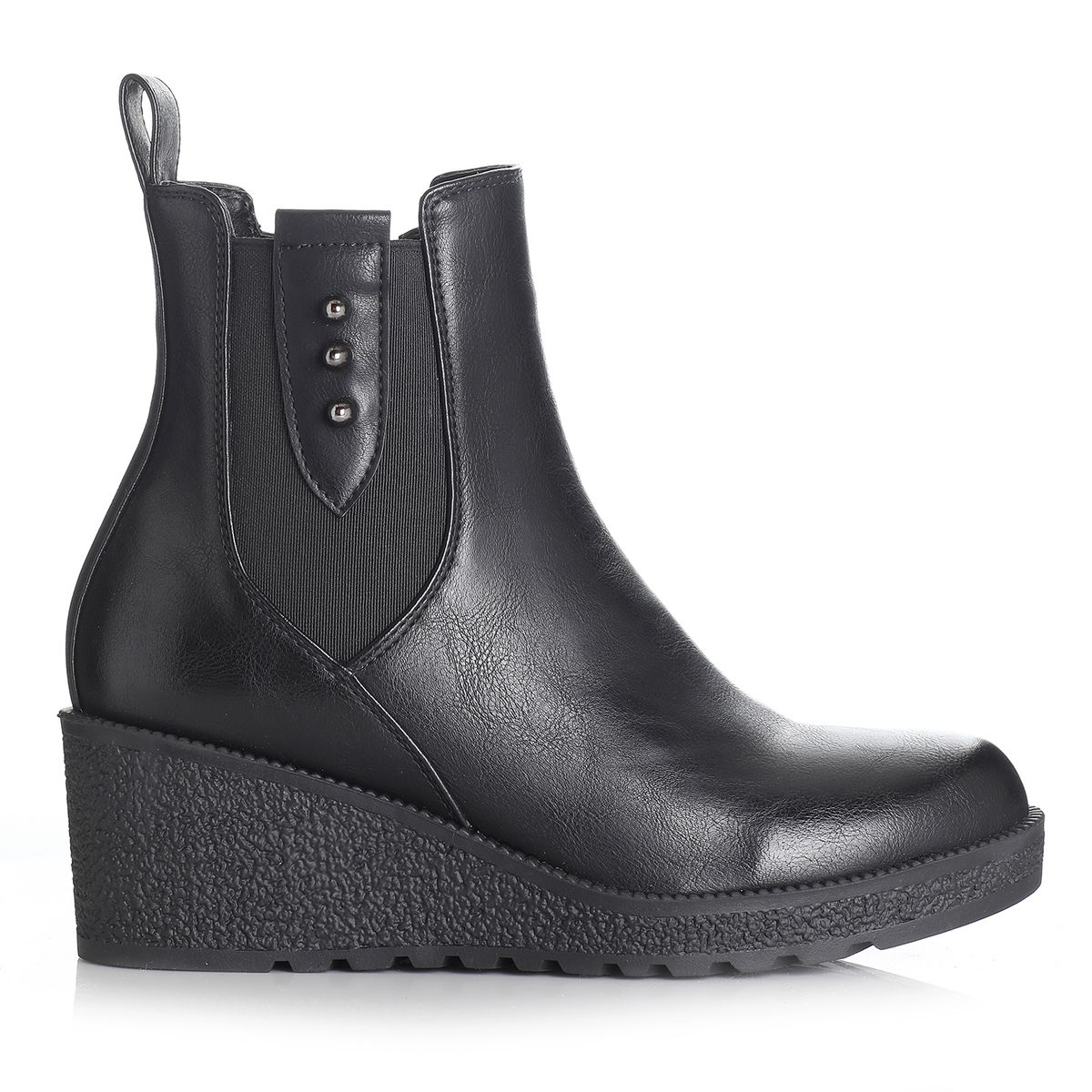 VIA UNO - Botin Mujer Negro Via Uno 12442404