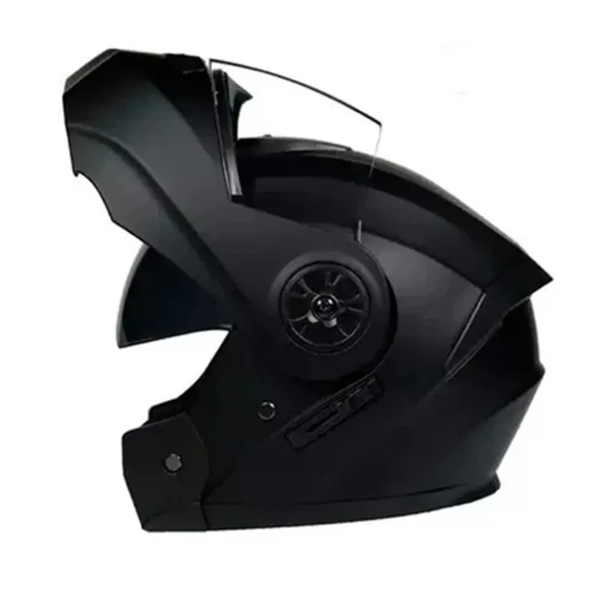 GENERICO - Casco para moto FGN 862 negro brillante abatible talla XL