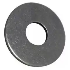 GENERICO - Golilla Arandela Plana Negra 1/4 100 Unidades
